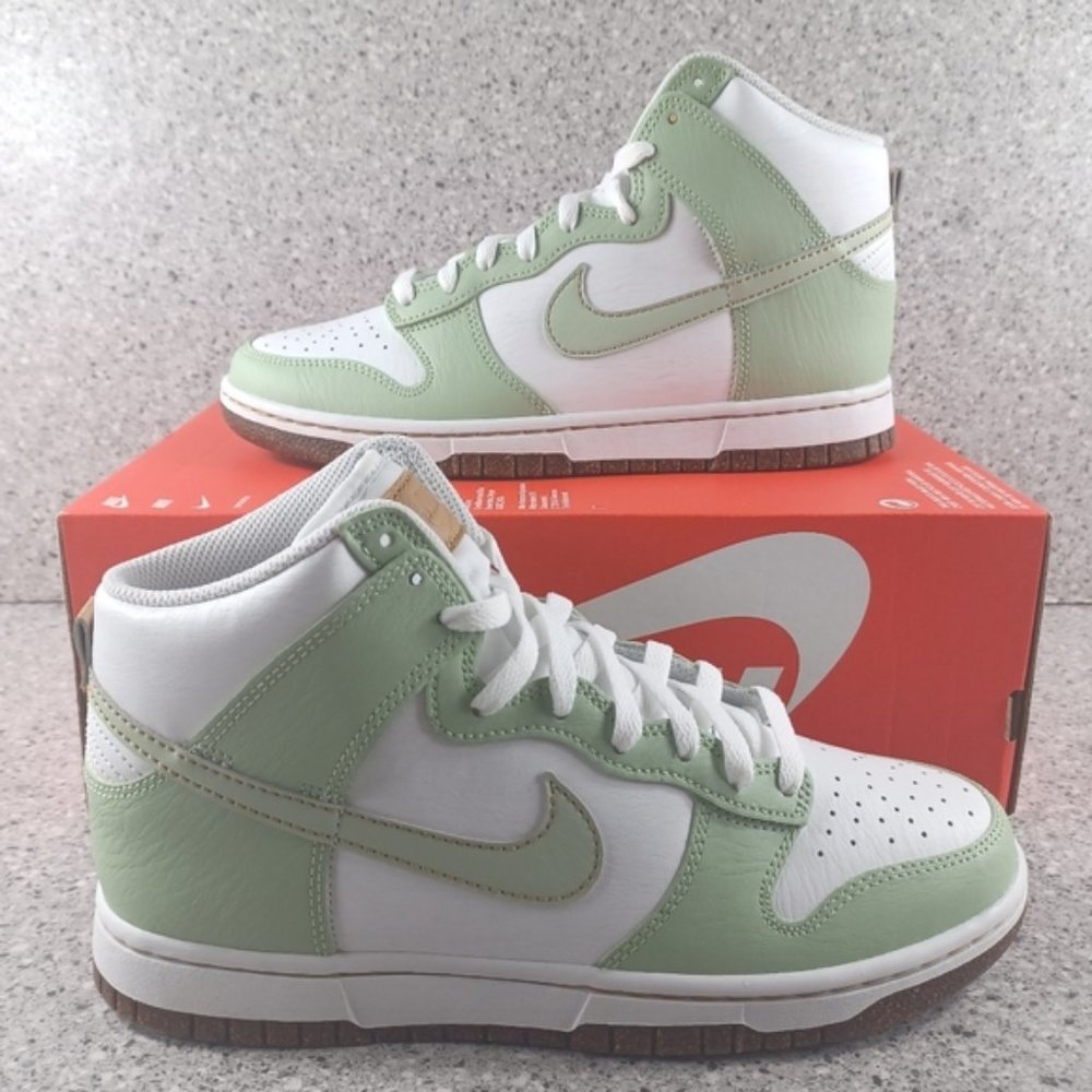Nike Dunk High Retro Inspected Honeydew Sneakers - Men's 8 Women's 9.5 Shoes